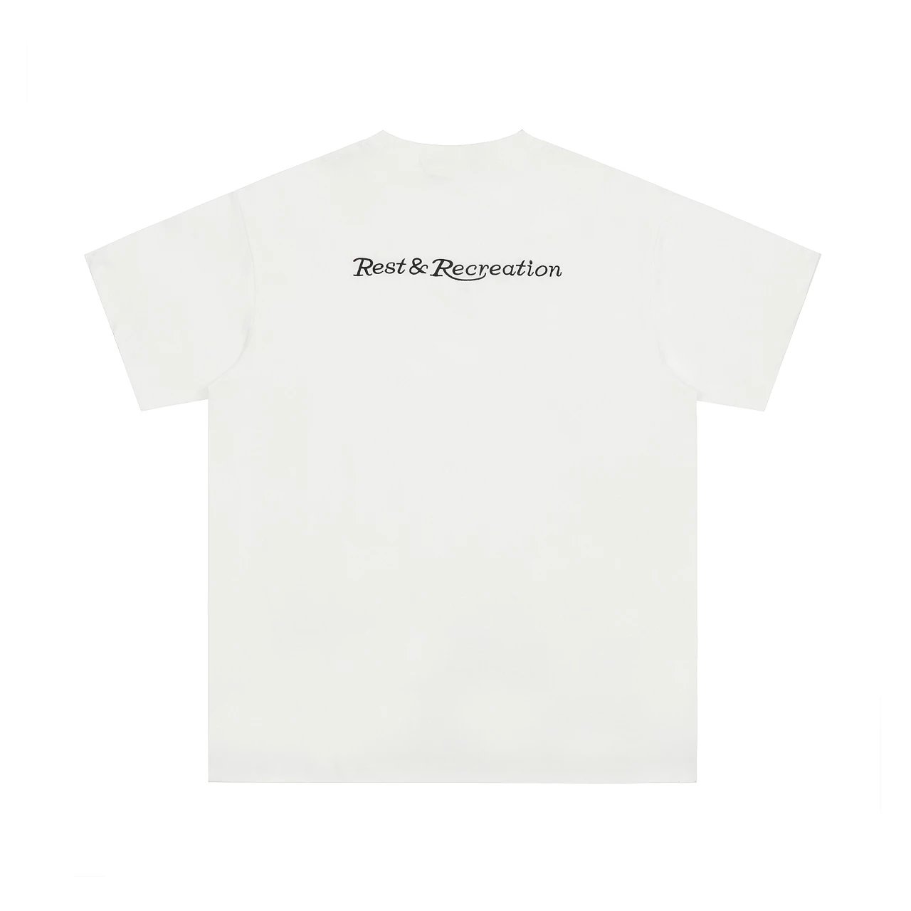 Rest & Recreation Logo Embroidered Pink T-Shirt - 30
