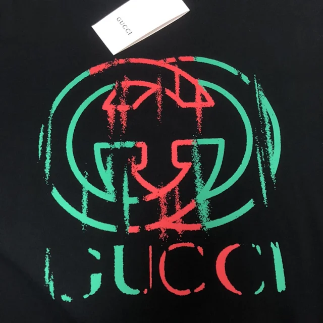 Gucci T-Shirts Logo-print crew-neck product detail image 63