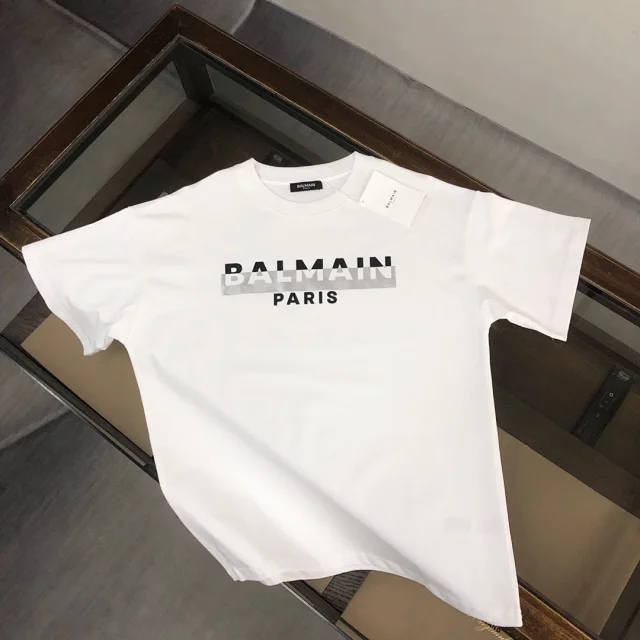 Balmain T-Shirts Logo Print product detail image 17