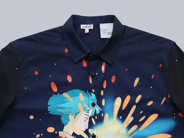 Loewe Shirts Short-Sleeve Graphic Button-Up Shirt product detail image 40
