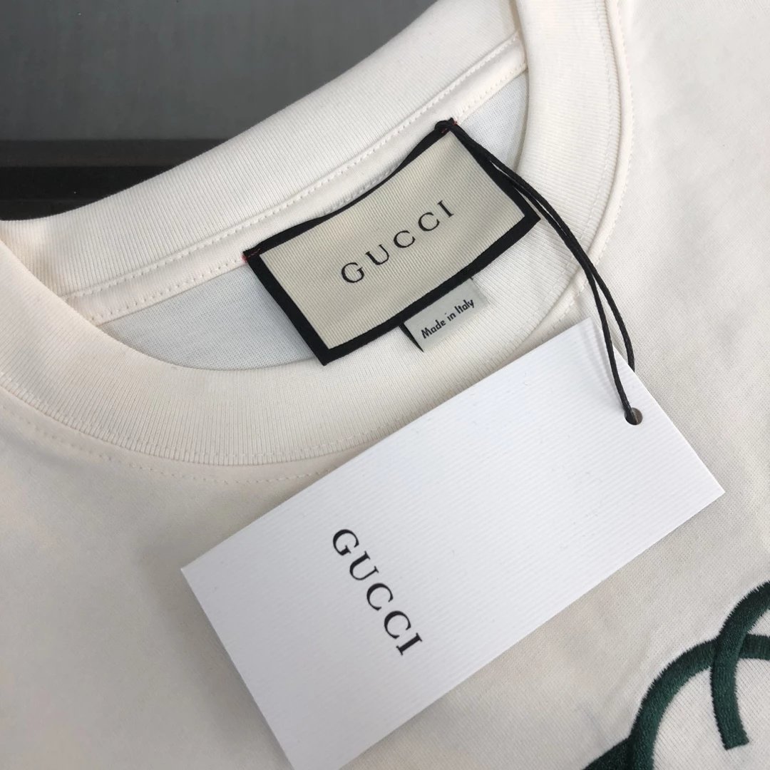 Gucci Interlocking G Circle Logo Black T-Shirt - 23