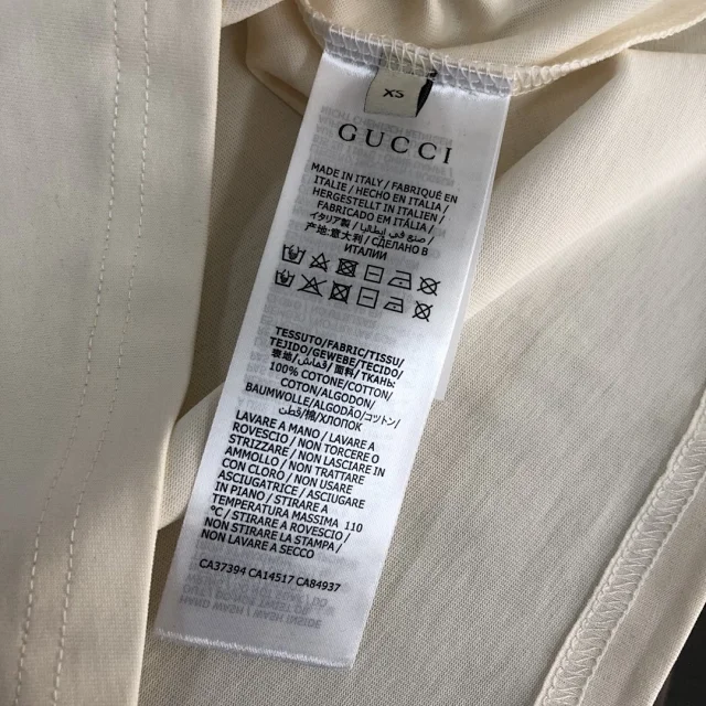 Gucci T-Shirts Logo-print crew-neck product detail image 25