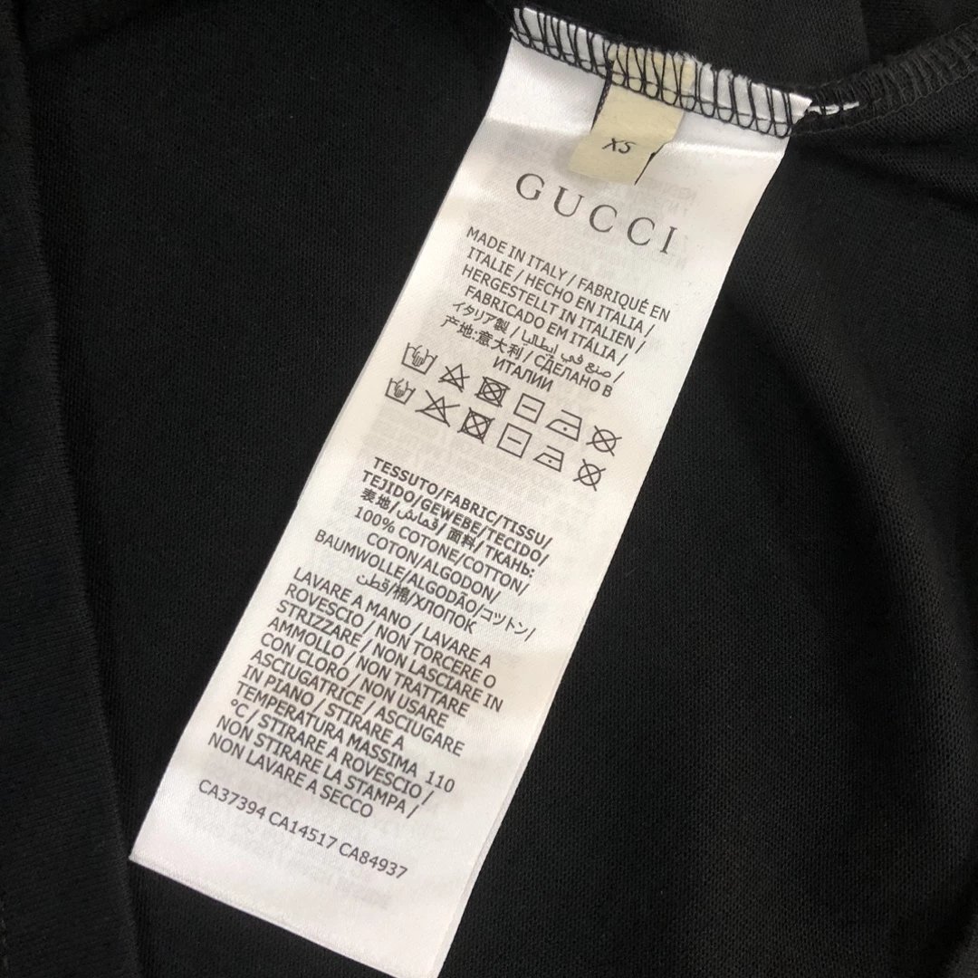 Gucci Interlocking G Circle Logo Black T-Shirt - 57