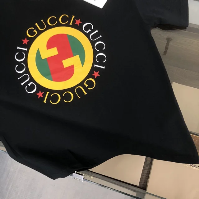 Gucci T-Shirts Logo-print crew-neck product detail image 55