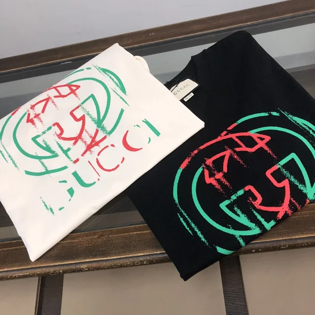 Gucci T-Shirts Logo-print crew-neck product detail image 60
