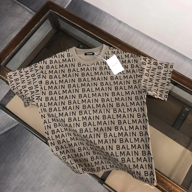 Balmain T-Shirts Logo Print product detail image 42