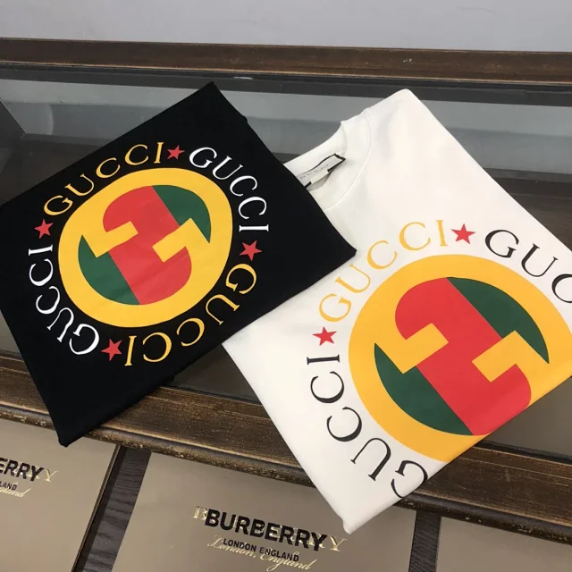 Gucci T-Shirts Logo-print crew-neck product detail image 50