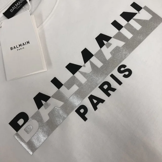 Balmain T-Shirts Logo Print product detail image 20