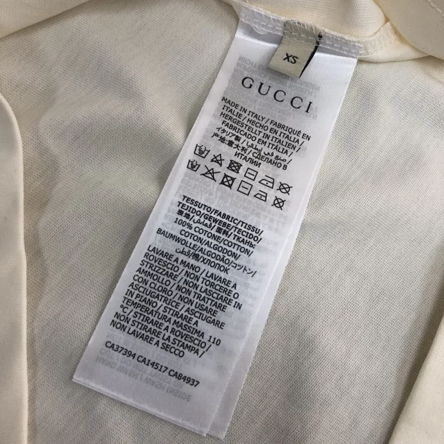 Gucci T-Shirts Logo-print crew-neck product detail image 36