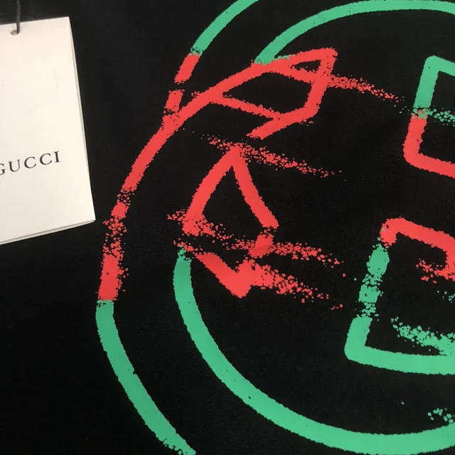 Gucci T-Shirts Logo-print crew-neck product detail image 64