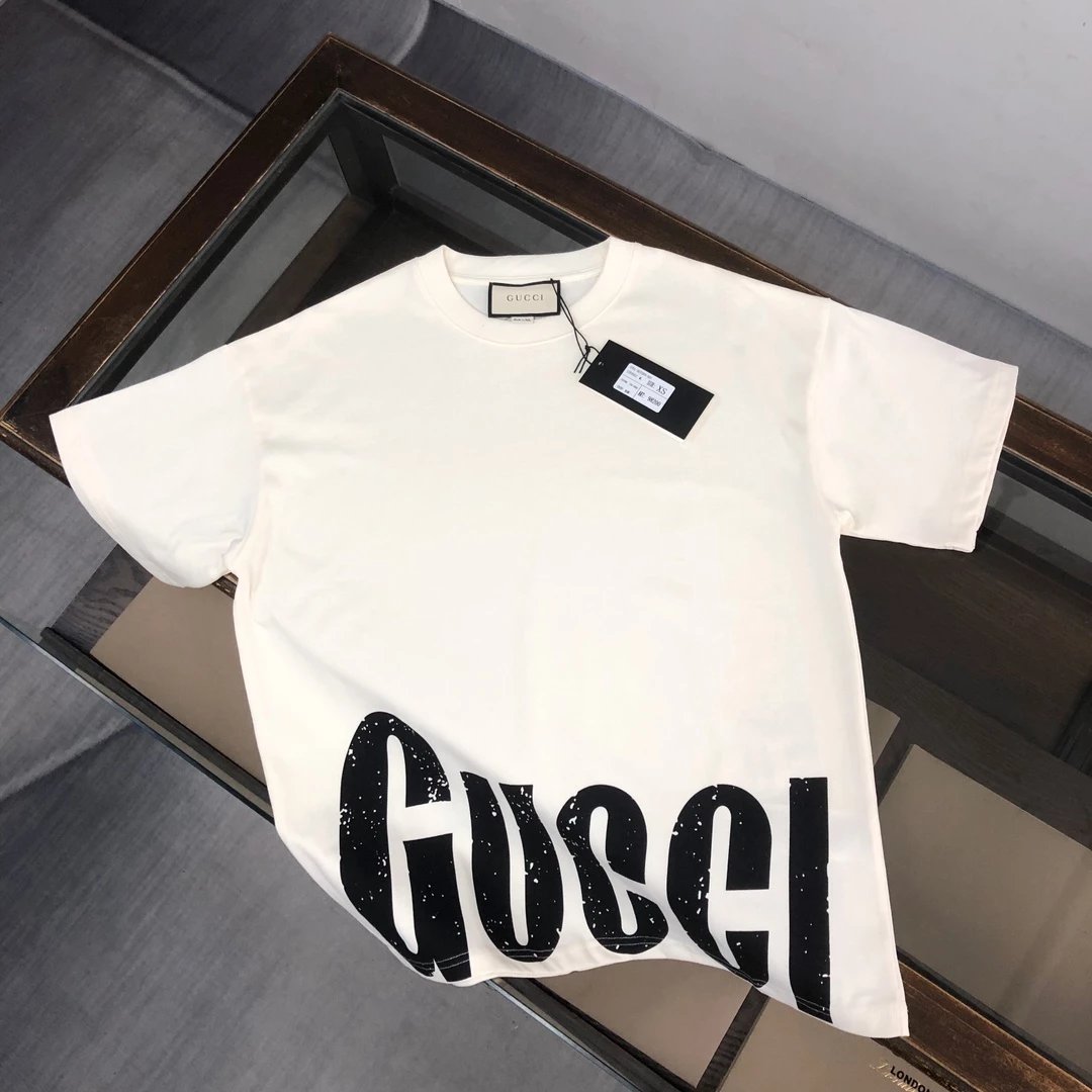 Gucci Interlocking G Circle Logo Black T-Shirt - 39