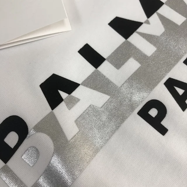 Balmain T-Shirts Logo Print product detail image 21