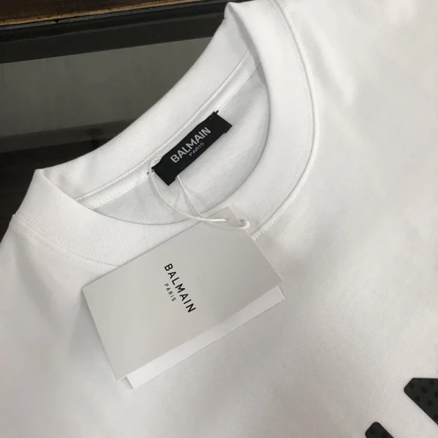Balmain T-Shirts Logo Print product detail image 11