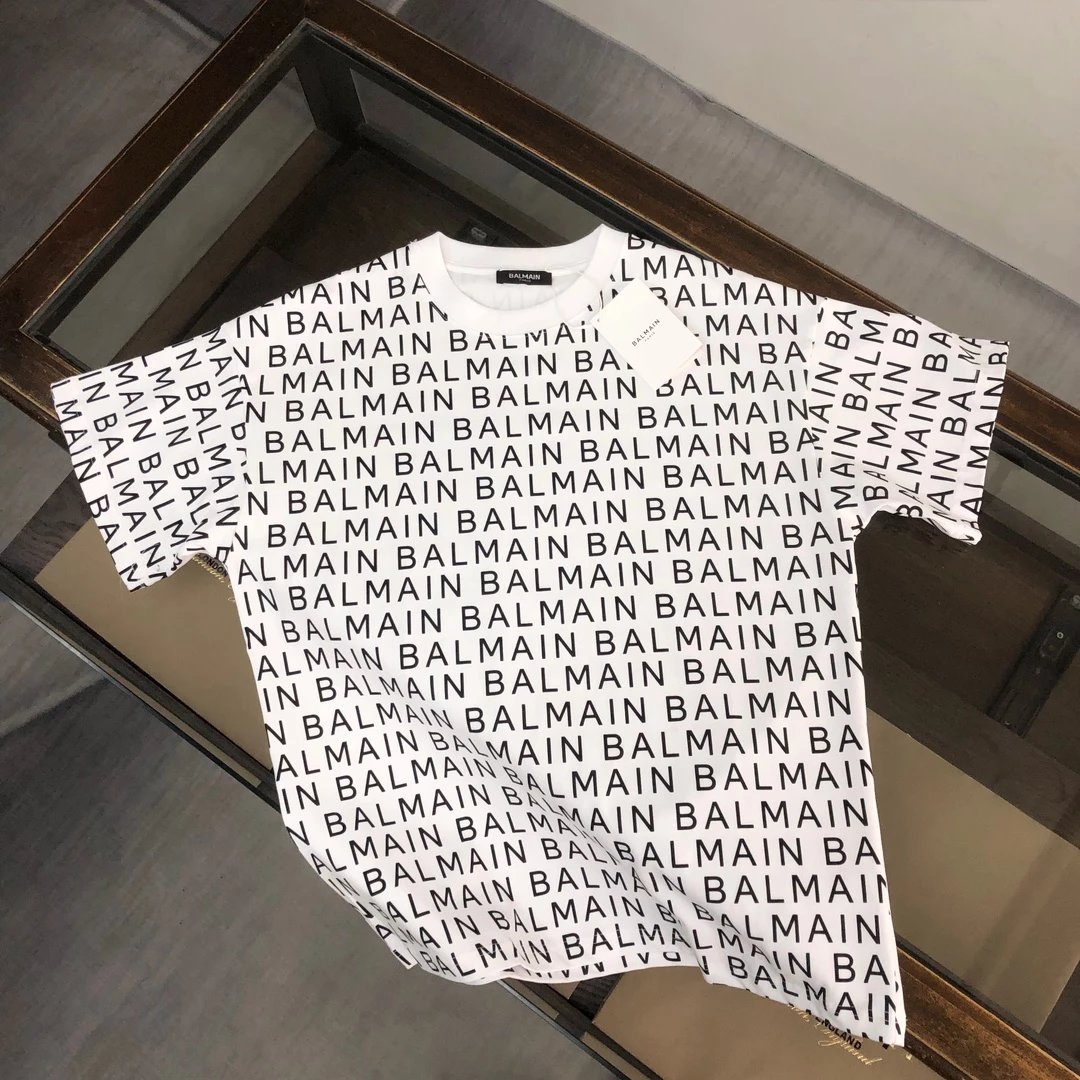 Balmain Logo-Embroidered Black T-Shirt - 44