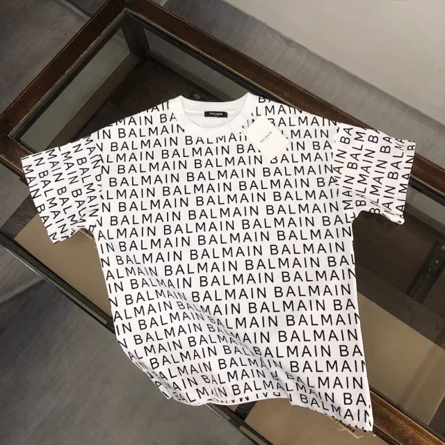 Balmain T-Shirts Logo Print product detail image 43