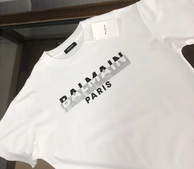 Balmain T-Shirts Logo Print product detail image 18
