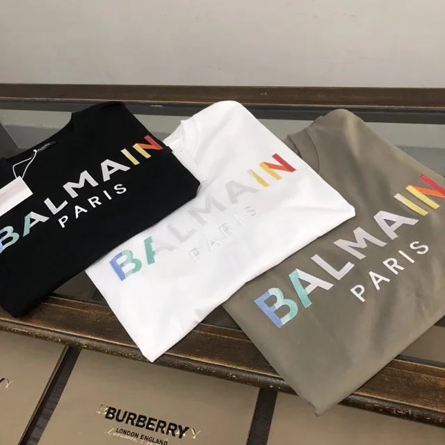 Balmain T-Shirts Logo Print product detail image 28