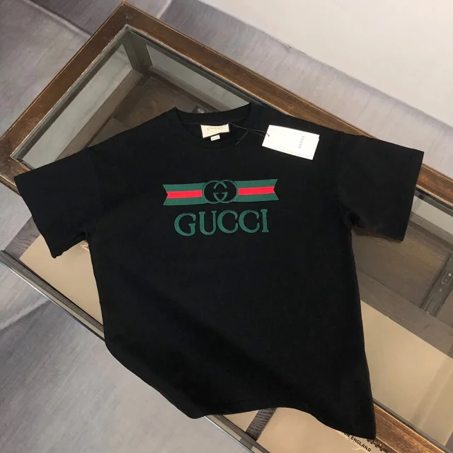 Gucci T-Shirts Logo-print crew-neck product detail image 27