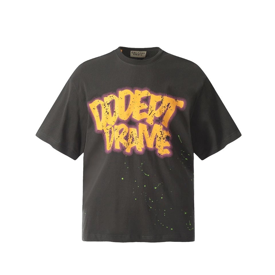 Gallery Dept. Dept. Sense Paint Splatter Black T-Shirt - 22