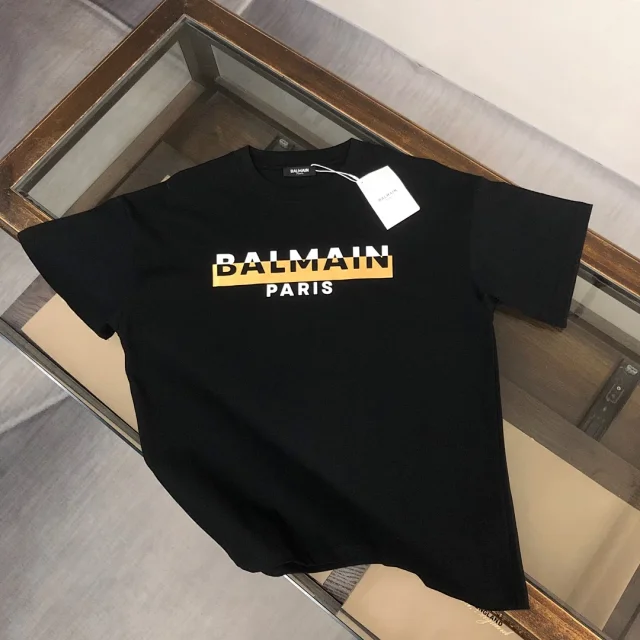 Balmain T-Shirts Logo Print product detail image 25