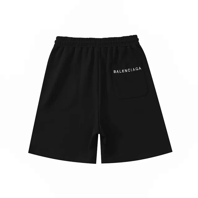 Balenciaga Shorts Logo-print drawstring product detail image 47