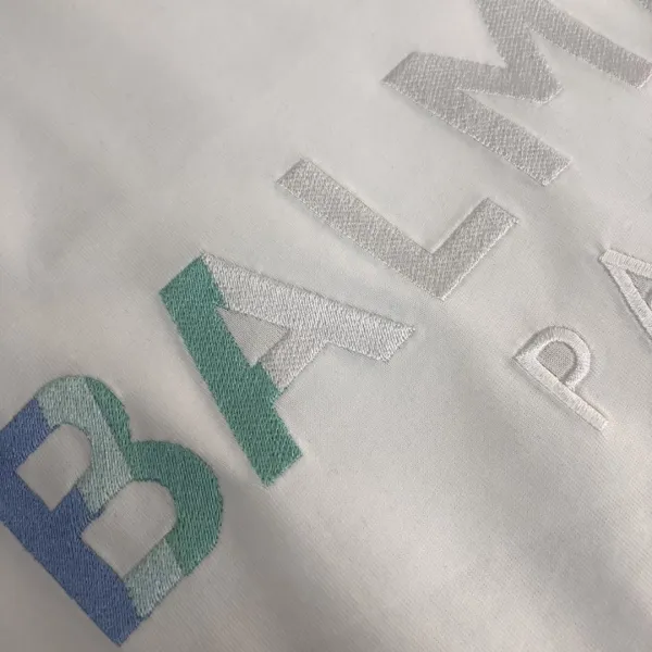 Balmain Logo-Embroidered Black T-Shirt - 33