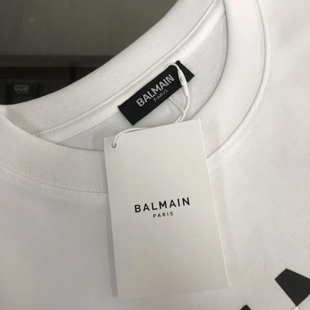 Balmain T-Shirts Logo Print product detail image 19