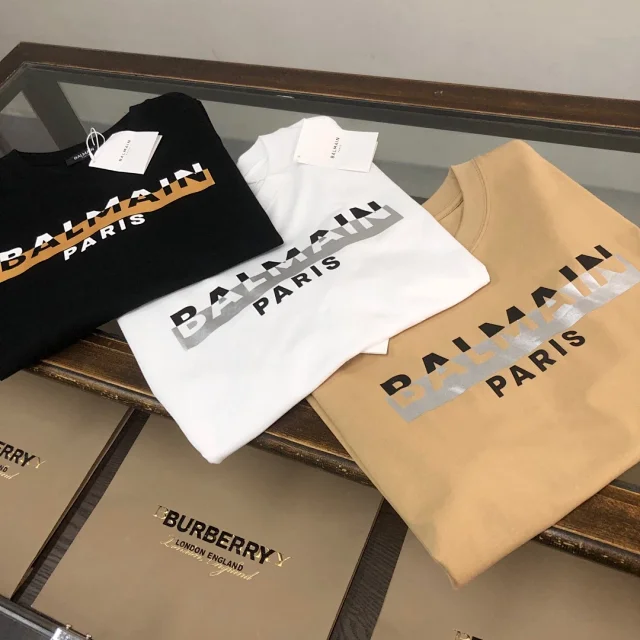 Balmain T-Shirts Logo Print product detail image 48