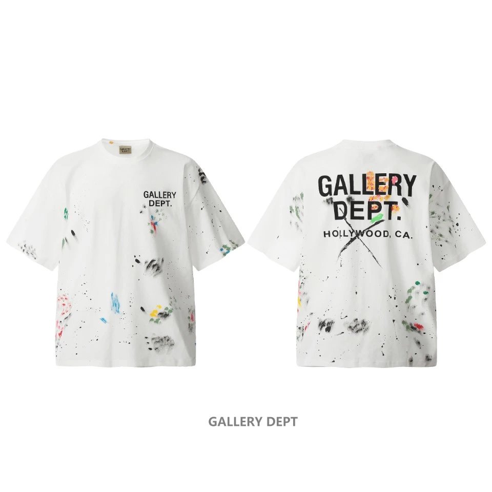 Gallery Dept. Dept. Sense Paint Splatter Black T-Shirt - 29