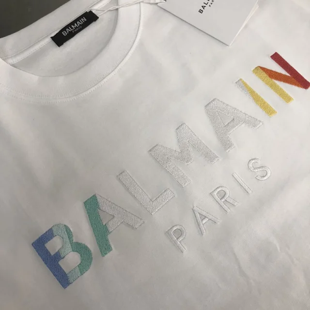 Balmain T-Shirts Logo Print product detail image 30