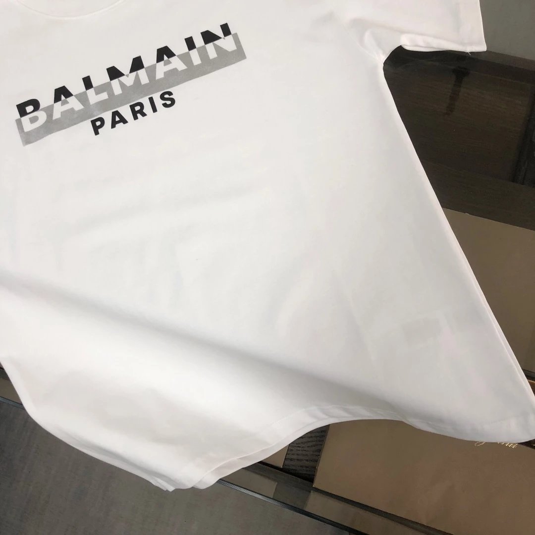 Balmain Logo-Embroidered Black T-Shirt - 23