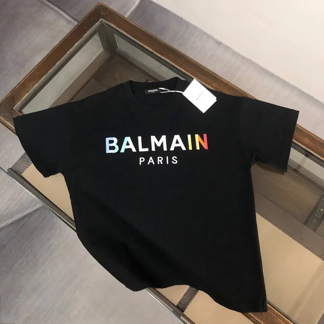 Balmain T-Shirts Logo Print product detail image 36