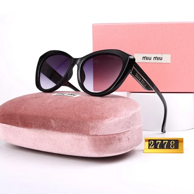 Miu Eyewear 2778 oversized cat-eye sunglasses product detail image 33