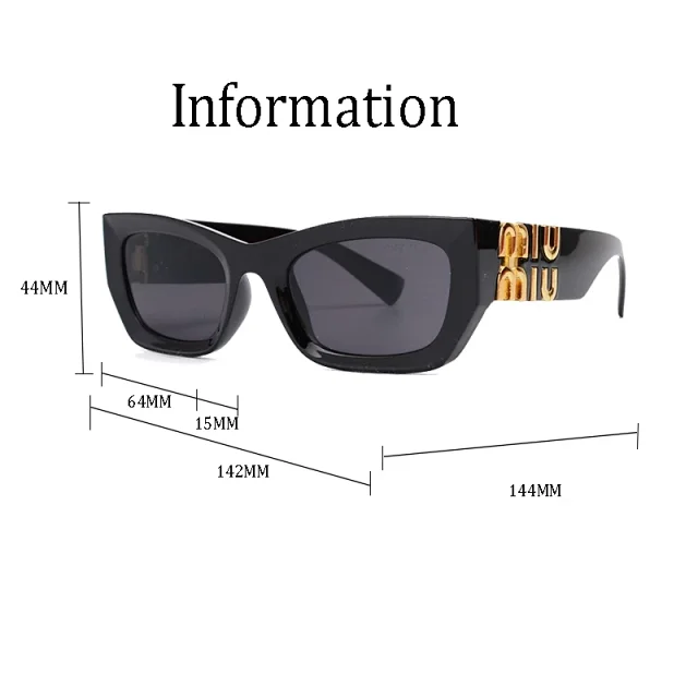 Miu Eyewear 2778 oversized cat-eye sunglasses product detail image 12