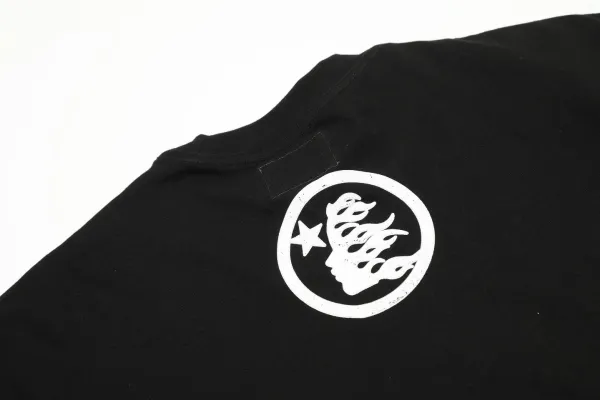 Hell Star Graphic Print Oversized T-Shirt White - 28
