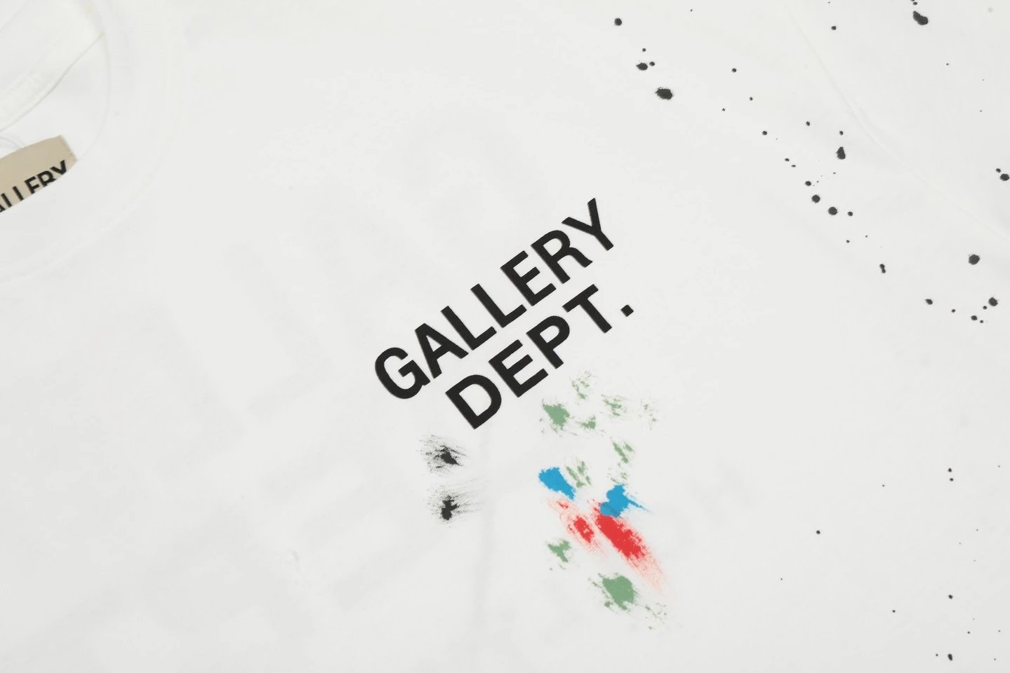 Gallery Dept. Dept. Sense Paint Splatter Black T-Shirt - 33