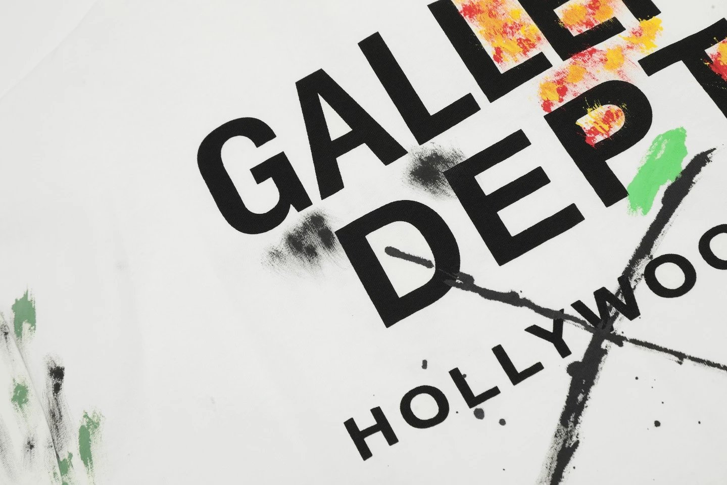 Gallery Dept. Dept. Sense Paint Splatter Black T-Shirt - 35