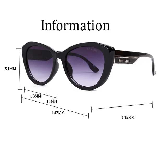 Miu Eyewear 2778 oversized cat-eye sunglasses product detail image 27