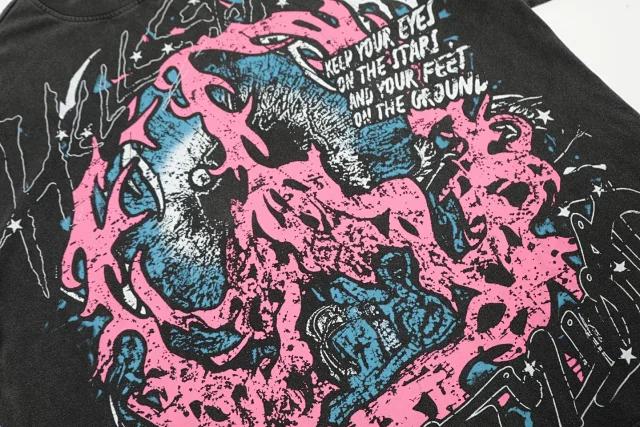 Hellstar T-Shirts Oversized graphic print T-shirt product detail image 14