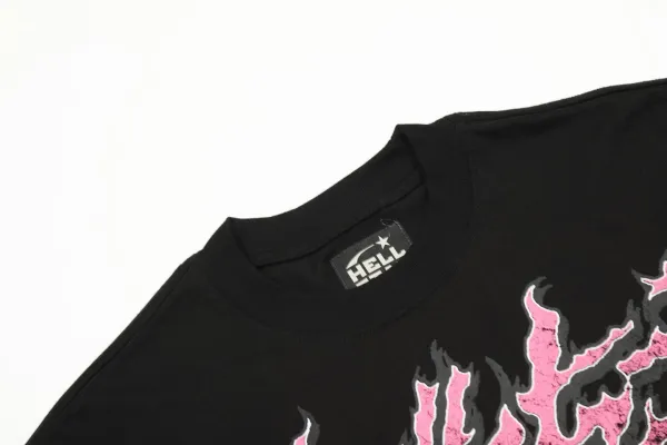 Hell Star Graphic Print Oversized T-Shirt White - 25