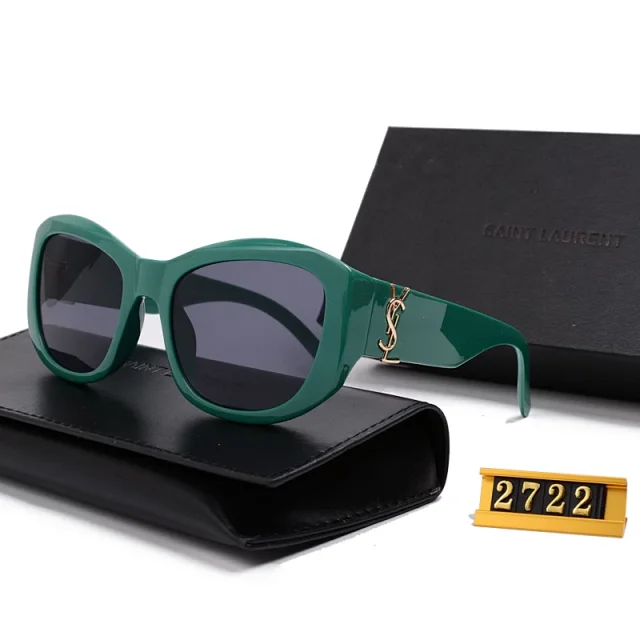 Saint Laurent Eyewear Cat-Eye Sunglasses with YSL Logo Temples product detail image 24