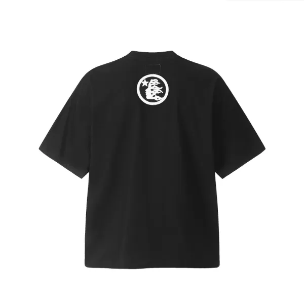 Hell Star Graphic Print Oversized T-Shirt White - 22