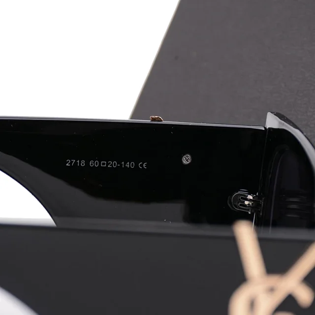 Saint Laurent Eyewear Cat-Eye Sunglasses with YSL Logo Temples product detail image 12