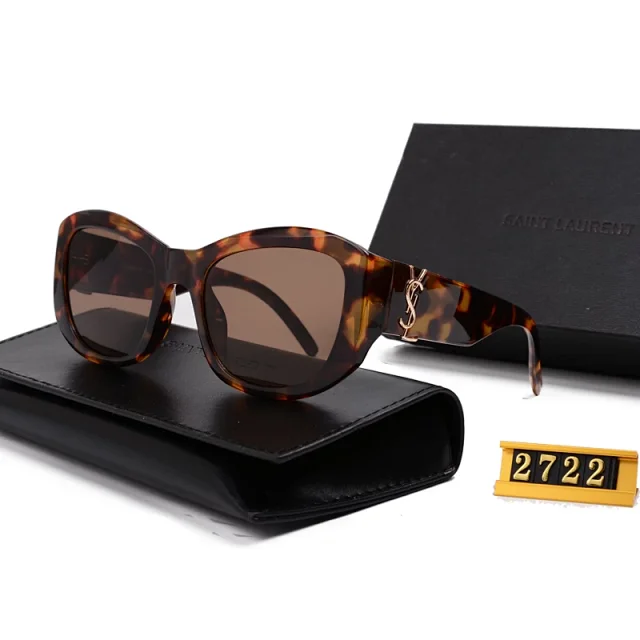 Saint Laurent Eyewear Cat-Eye Sunglasses with YSL Logo Temples product detail image 25