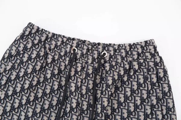 Dior Oblique Tape Shorts Black - 41