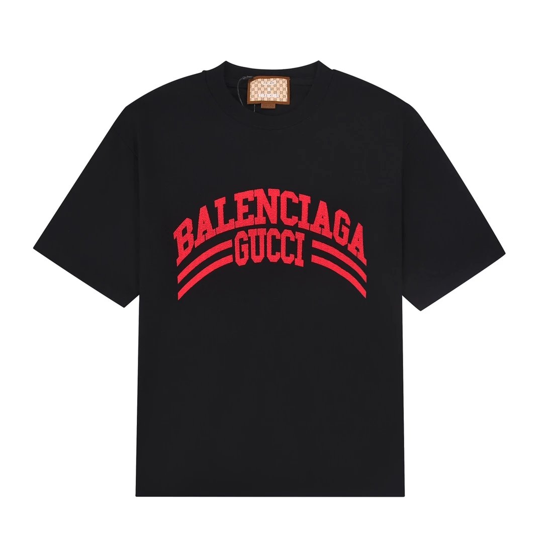 Balenciaga x Supreme Logo Print White T-Shirt - 27