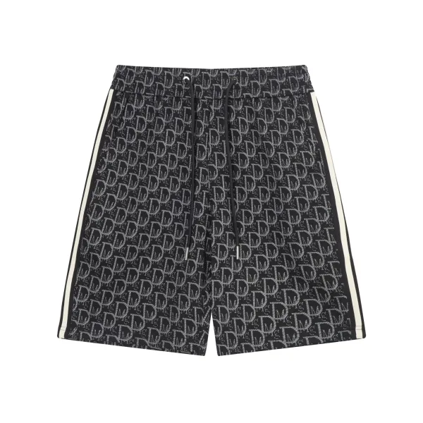 Dior Oblique Tape Shorts Black - 65