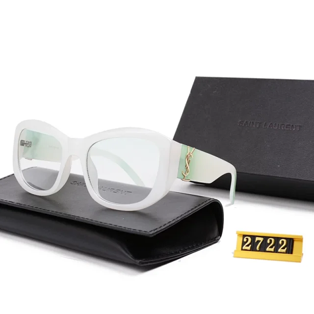 Saint Laurent Eyewear Cat-Eye Sunglasses with YSL Logo Temples product detail image 22