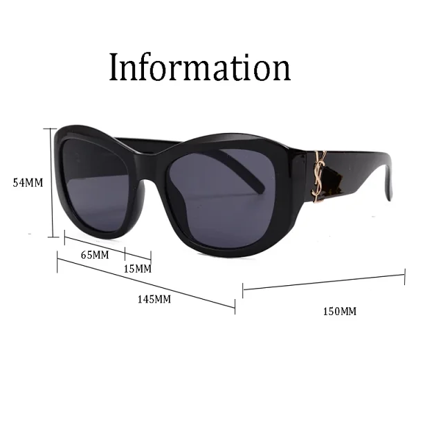 Saint Laurent Eyewear Cat-Eye Sunglasses with YSL Logo Temples product detail image 21