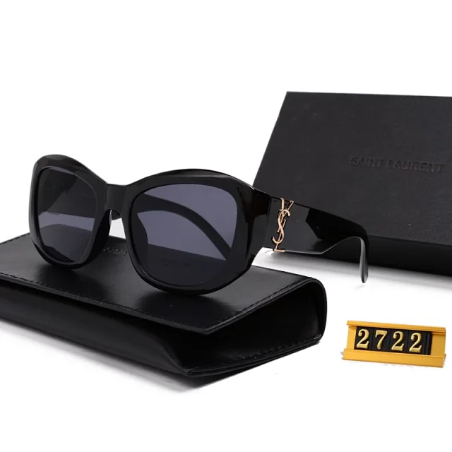 Saint Laurent Eyewear Cat-Eye Sunglasses with YSL Logo Temples product detail image 23